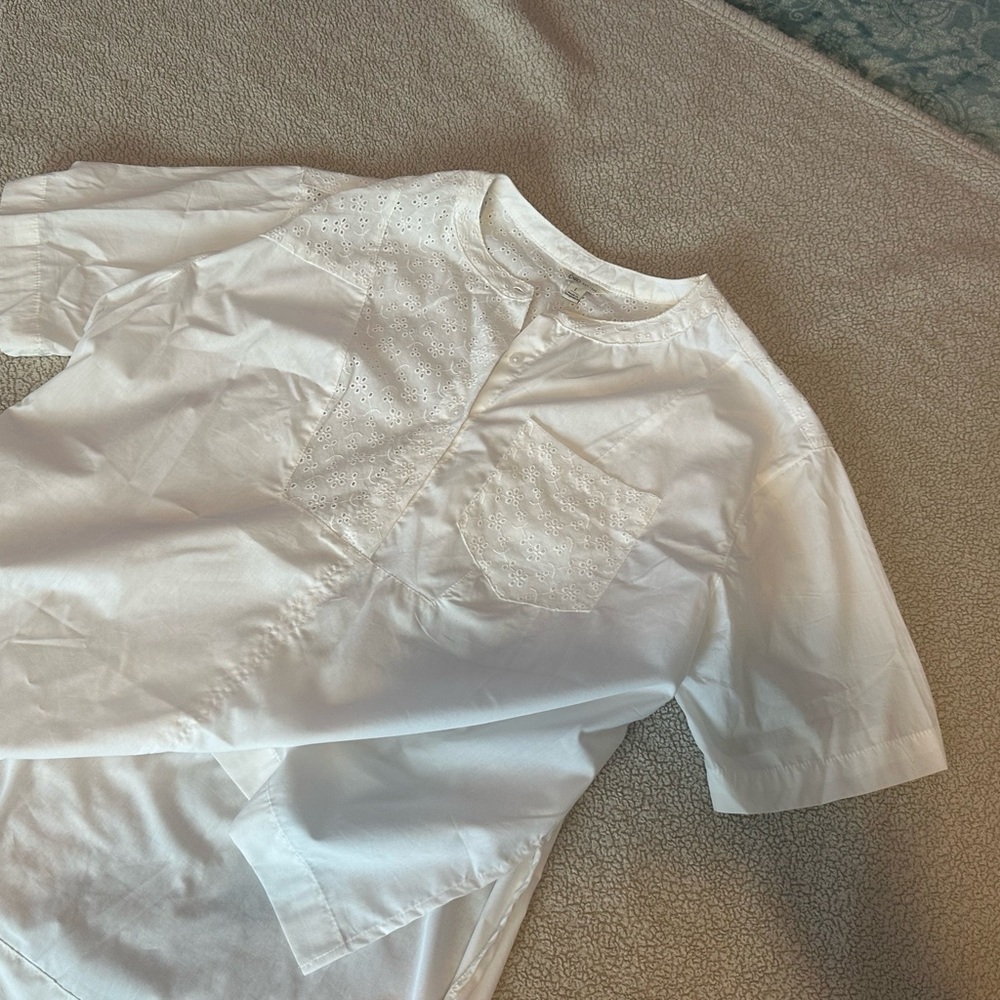 Floral high low blouse